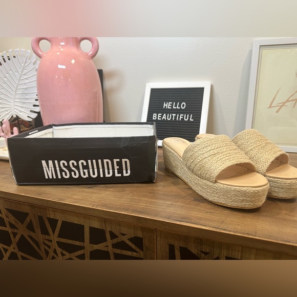 Flatform Jute Simple Sandal from Missguided - Picture 3 of 5